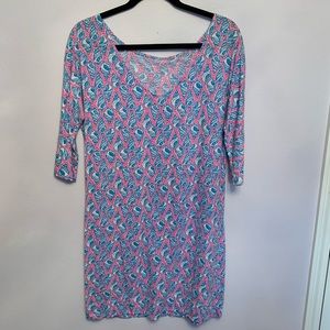 Lilly Pulitzer Eliza A Little Tipsy T shirt Dress